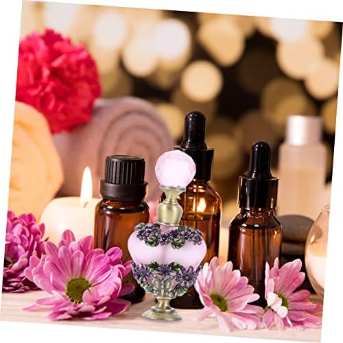 Chic Vintage Decorative Perfume Bottle 100ml Empty Essential Oil Container for Travel and Personal Use