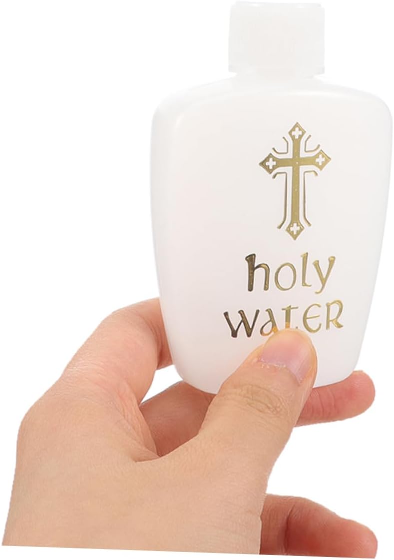 LIFKOME 2Pcs Vintage Holy Water Bottles for Spiritual Ceremonies and Decor
