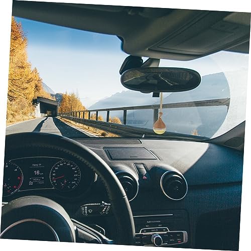 7ml Refillable Car Perfume Bottle Set of 6 Glass Aromatherapy Diffuser Decorative Hanging Bottle for Car