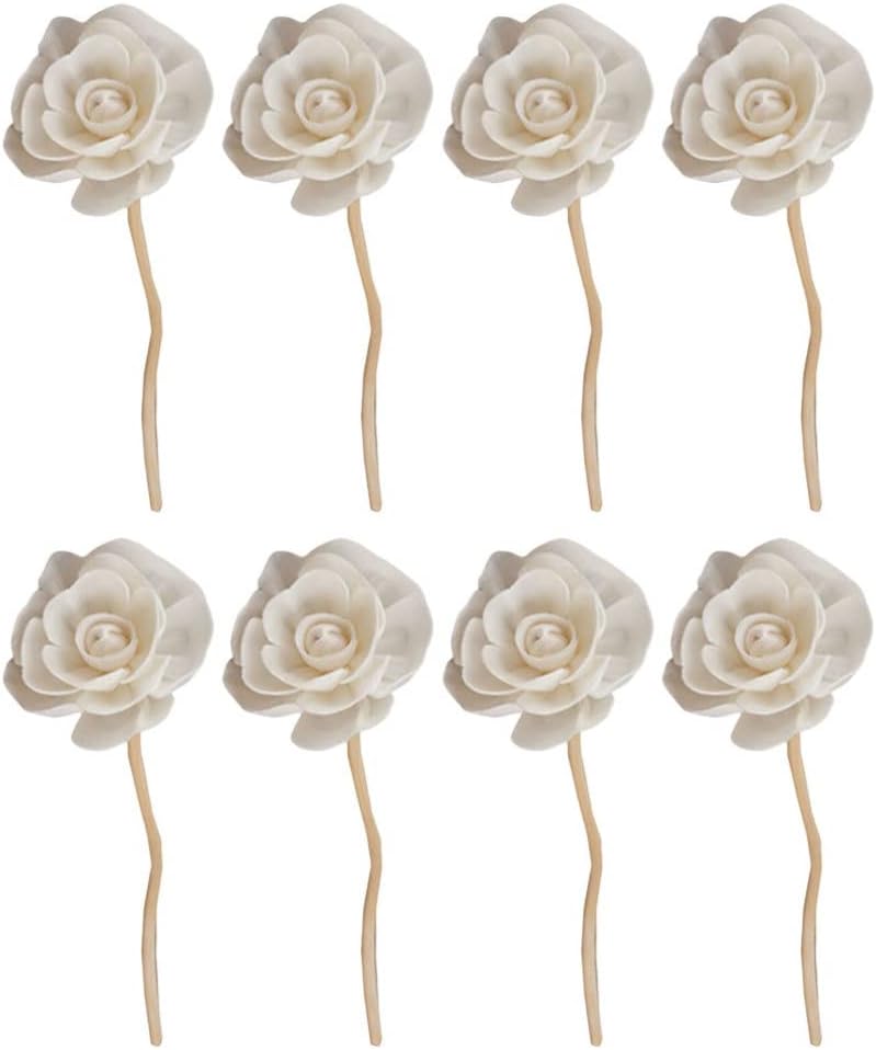 8pcs Flower Diffuser Sticks Natural Rattan for Home Decor