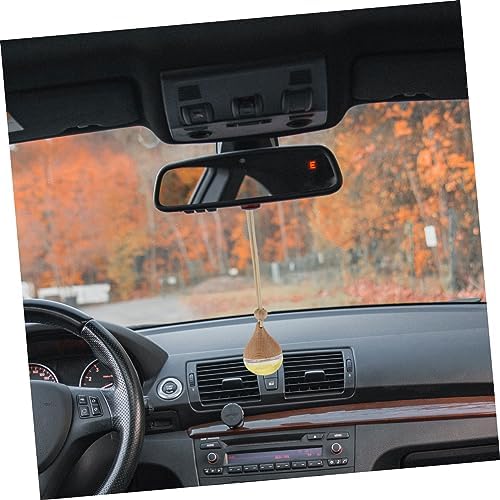 HEALLILY 6Pcs Car Essential Oil Diffuser Bottles Decorative Hanging Perfume Decor