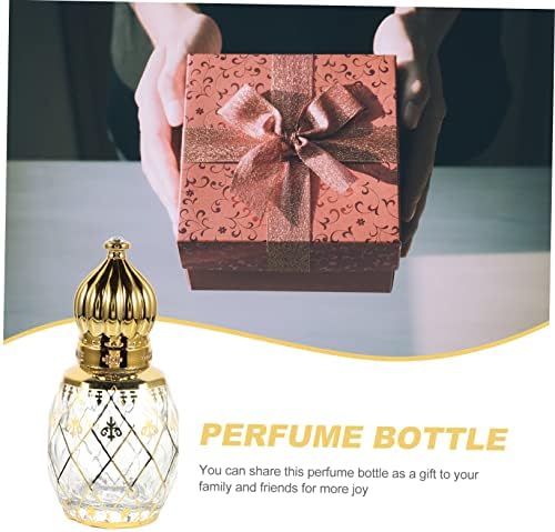 Middle Eastern Perfume Bottle Essential Oil Roller Empty Aroma Decorative Sample Air Tight Travel Size