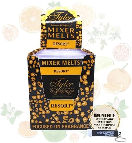 Worldwide Nutrition Bundle Tyler Resort Scent Wax Melts with Keychain