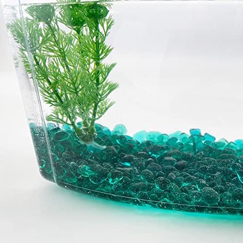 CYS EXCEL Teal Aquarium Gravel 1 LB Bag