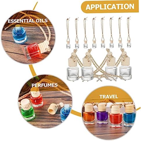 Cabilock Small Perfume Bottles Set Reusable Car Diffuser