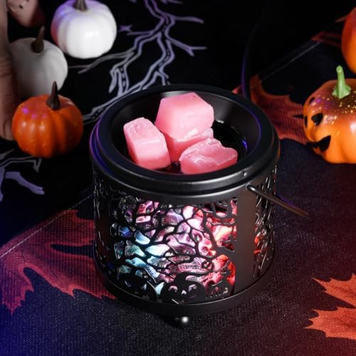 Dicimi Halloween Candle Wax Warmer with Skull Design