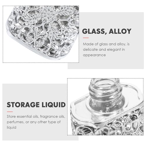 Elegant Essential Oil Perfume Bottle with Storage and Travel Functionality