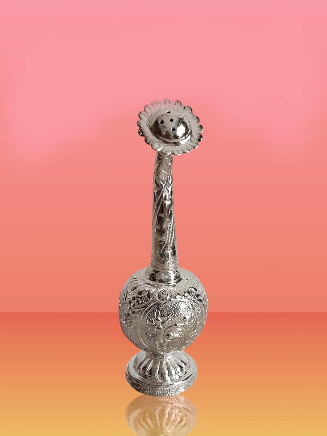 German Silver-Plated Attardani Pooja Room Sprinkler