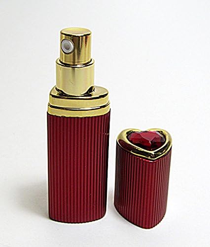 Travel Size Heart Shape Perfume Atomizer with Refillable Pump
