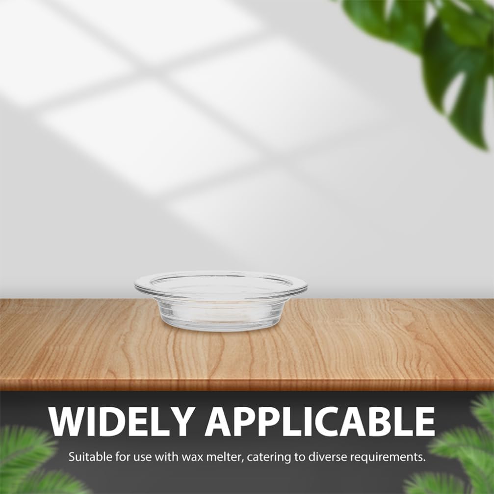 2Pcs Glass Wax Warmer Replacement Dish