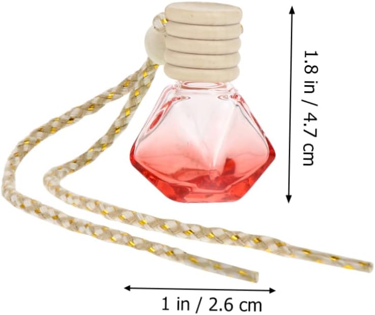 Alipis 5Pcs Car Hanging Perfume Bottle Diffuser Pendant for Home and Car Decor