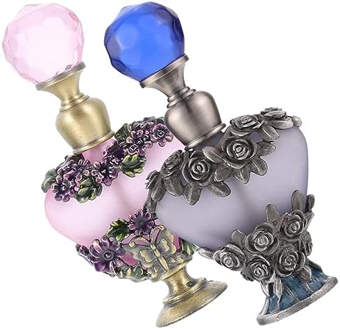 2pcs Retro Decorative Essential Oil Bottles