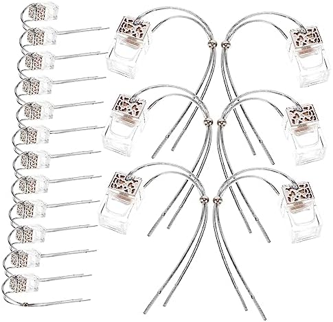 20Pcs Car Hanging Aroma Diffuser Bottles Portable Perfume Decorative Fragrance Holders