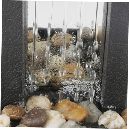 ORFOFE Tabletop Fountain Indoor Mini Waterfall Decor