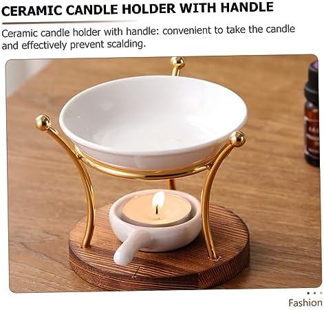 GLEAVI Essential Oil Burner with Tea Light Holder and Aroma Diffuser