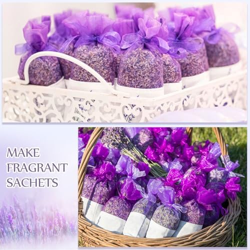 Treela Dried Lavender Bulk for Home Fragrance Crafts and Wedding Gifts