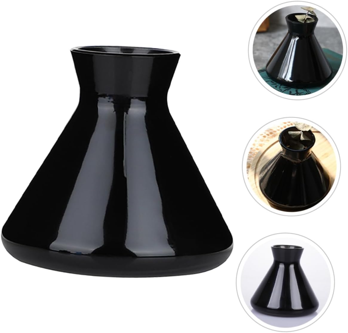 Happyyami Glass Aromatherapy Diffuser Bottle for Home Decor
