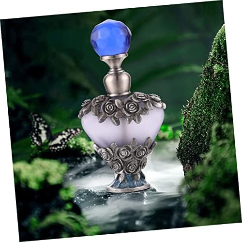 VICASKY 2Pcs Vintage Perfume Bottle Elegant Decorative Essential Oil Container