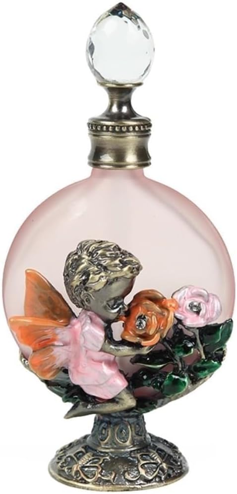 Vintage Perfume Bottle with Crystal Cover 30Ml Glass Art Decanter