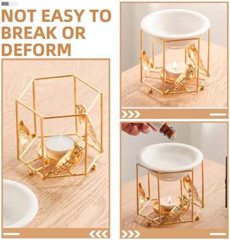 Burner Iron Frame Aroma Heating Stove for Home Yoga and Spa