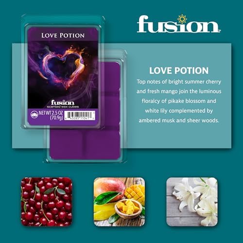FUSION by Scentsationals Scented Wax Melts Love Potion 3-Pack
