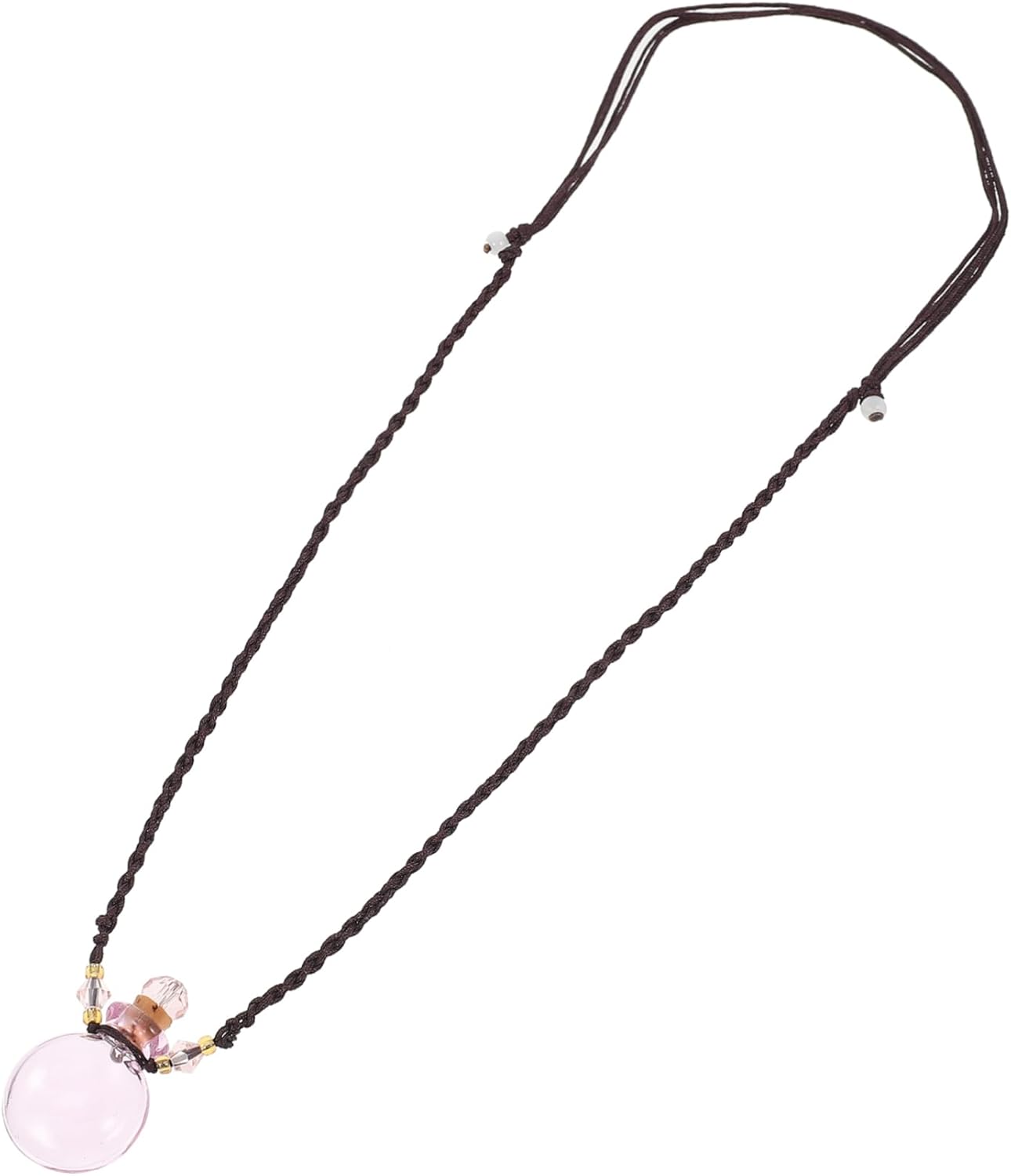 IMIKEYA Pink Perfume Bottle Pendant Car Diffuser