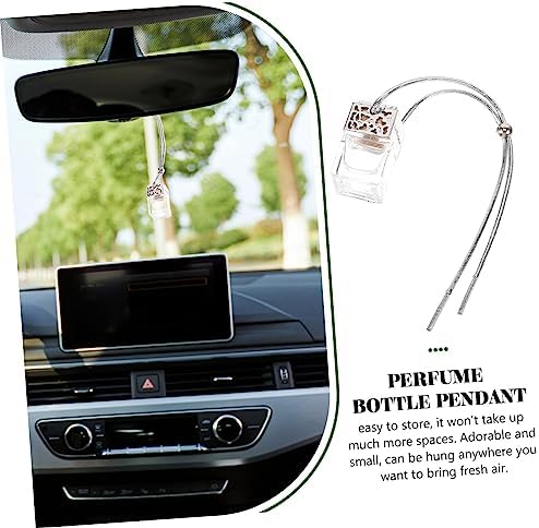 20Pcs Car Hanging Aroma Diffuser Bottles Portable Perfume Decorative Fragrance Holders