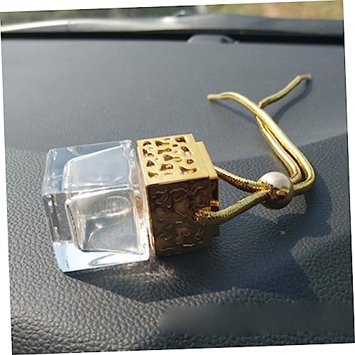 10 Pcs 8ml Square Glass Perfume Bottle Decorative Aroma Diffuser for Men Women