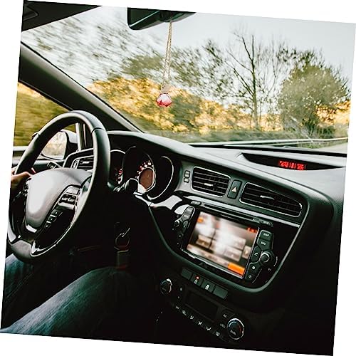 FAVOMOTO 5pcs Hanging Car Perfume Bottle Diffuser Decorative Pendant for Essential Oils Auto Home Use