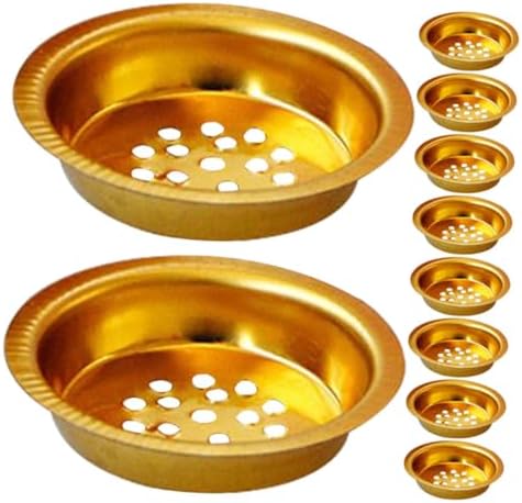 Cabilock 10pc Charcoal Burner Screens Non-Stick Sieve for Incense Burners