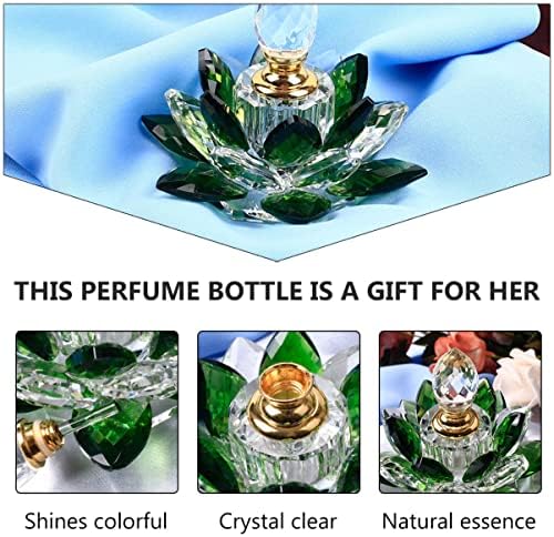 1pc Elegant Glass Perfume Bottle for Essential Oils and Travel