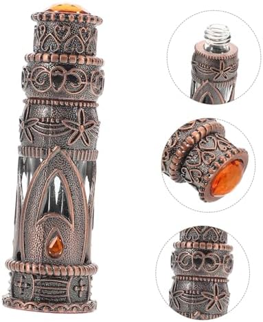 Portable Vintage Refillable Perfume Bottle for Travel Daily Use Durable Glass Design Compact Fragrance Atomizer