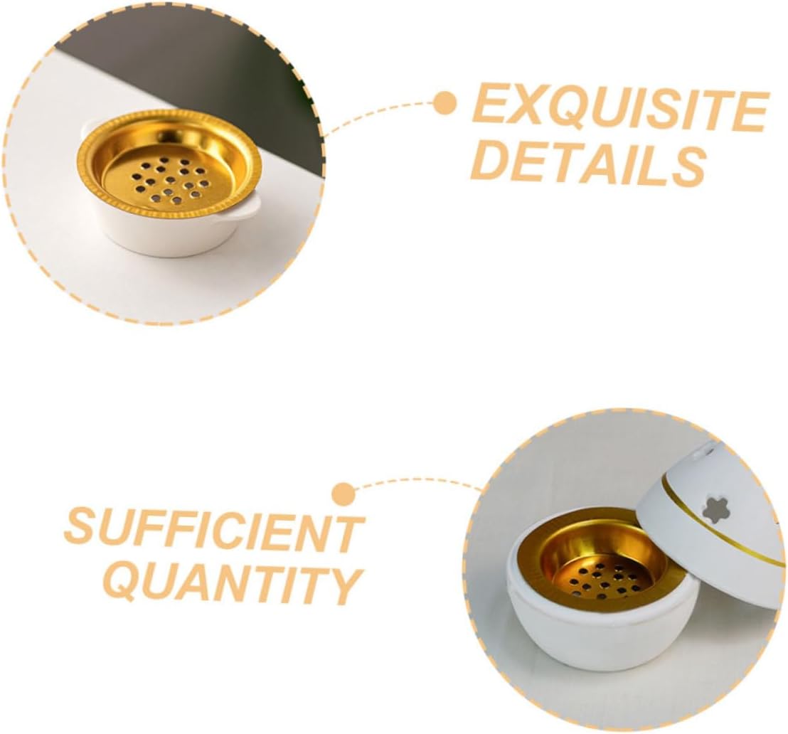 10pcs Stainless Steel Incense Burner Sieve Screen