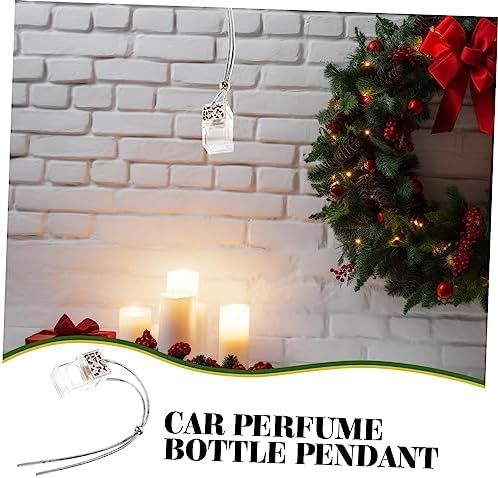 20Pcs Car Hanging Aroma Diffuser Bottles Portable Perfume Decorative Fragrance Holders