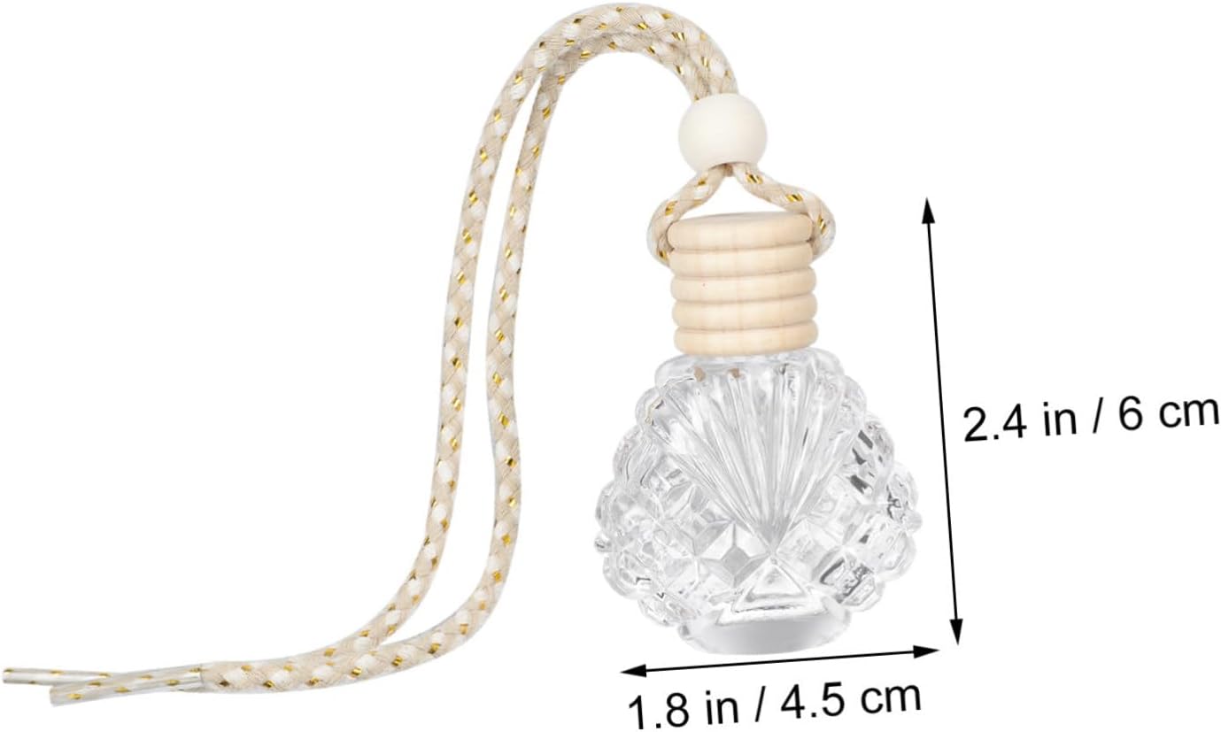 PRETYZOOM 6Pcs Hanging Perfume Bottle for Car and Home Decor