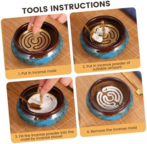 Ciieeo DIY Incense Seal Mold Kit for Crafting