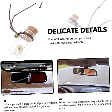 MAGICLULU 4pcs Empty Perfume Spray Bottles for Car Freshener and Decor