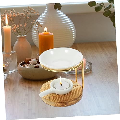 MAGICLULU Ceramic Essential Oil Burner with Base