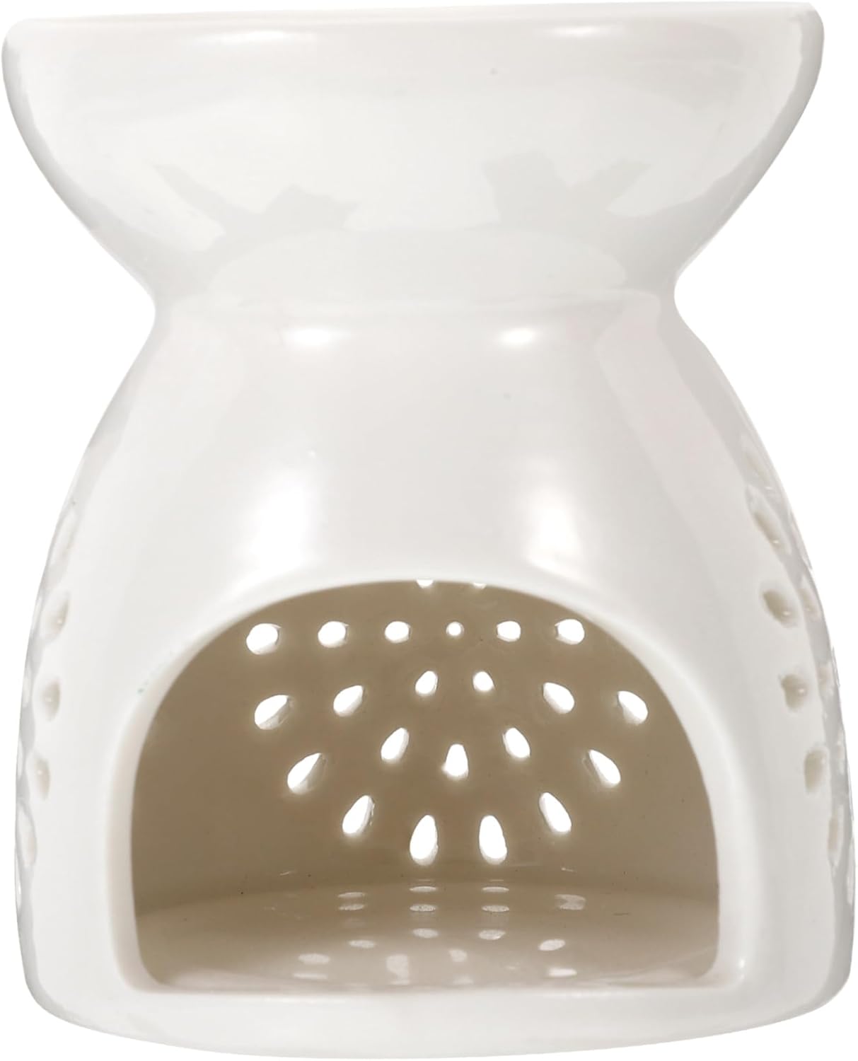 Cabilock Ceramic Essential Oil Burner with Hollowed Design