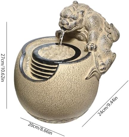 SABALON Small Fountain Indoor Desktop Decor