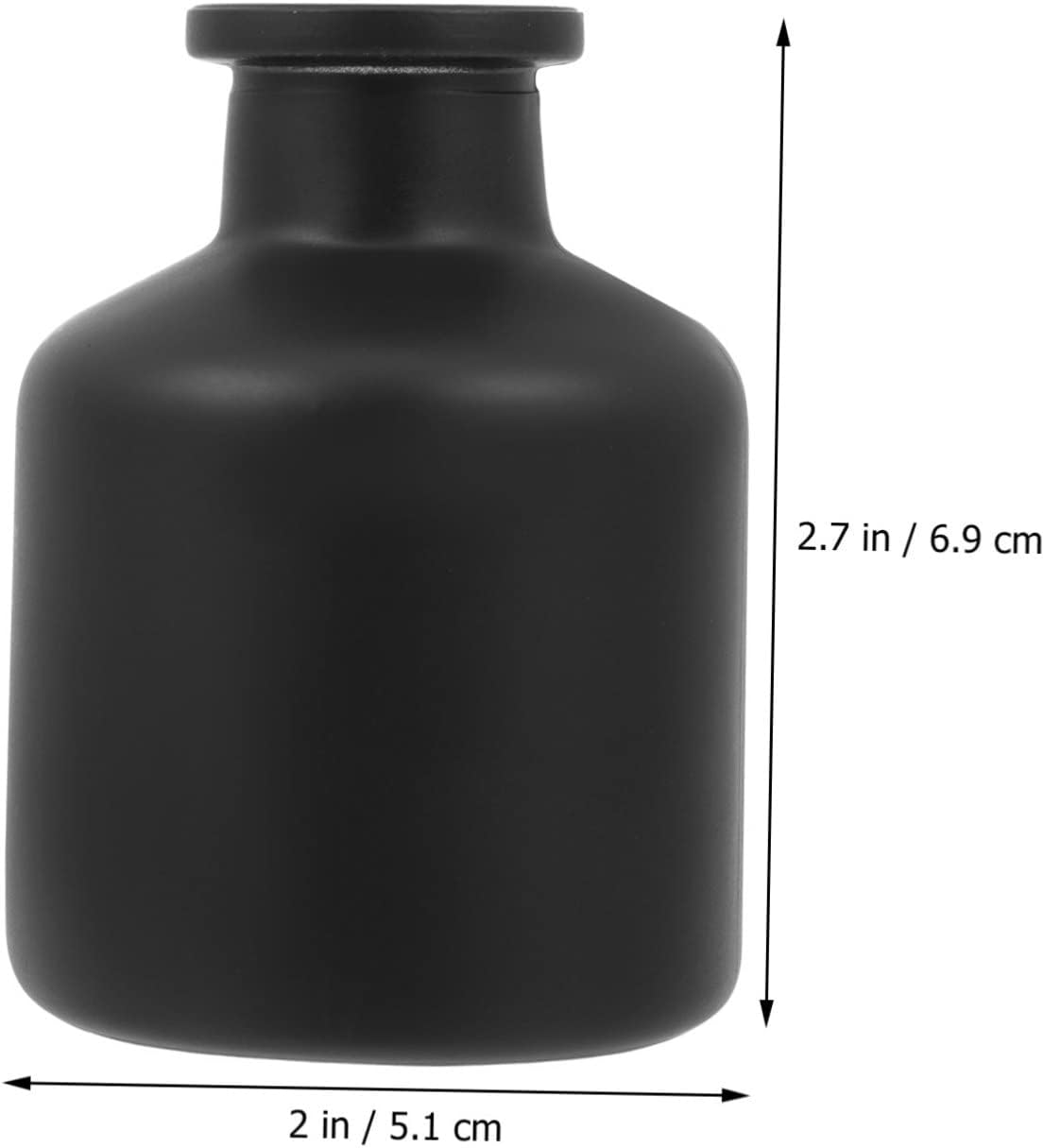 PRETYZOOM 3pcs Frosted Aromatherapy Diffuser Bottles for Home Decor