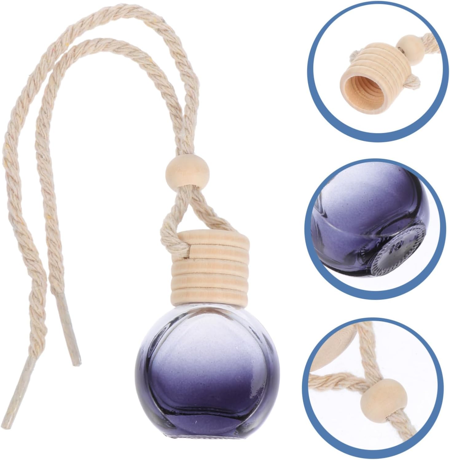 20pcs Car Perfume Bottle Pendant Set with Essential Oil Diffuser