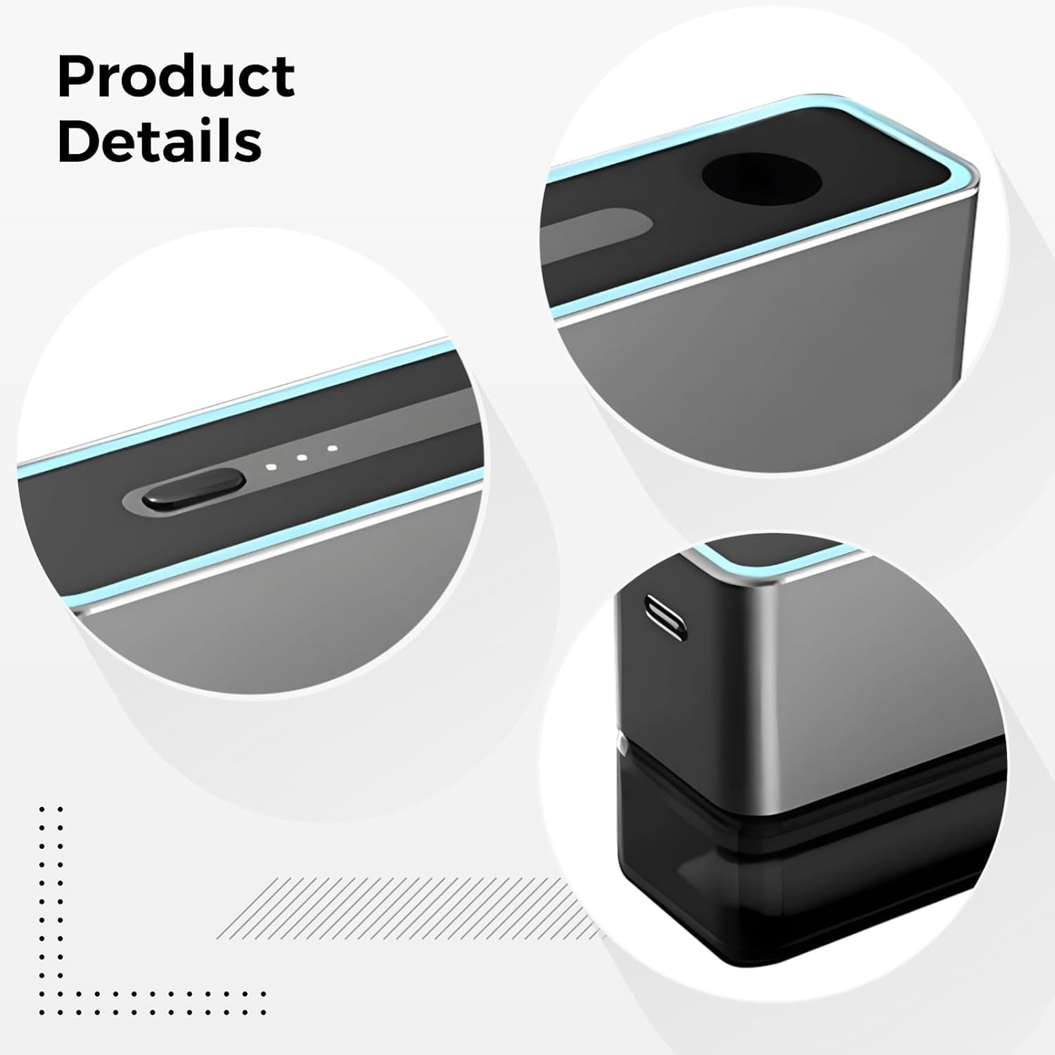 USB Charging Aromatherapy Desk Nebulizer with Touch Control