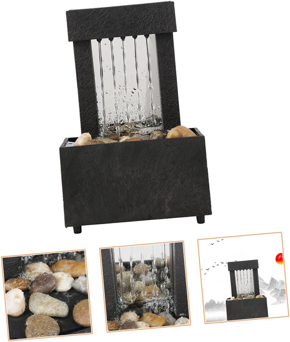 LIFKOME Mini Water Fountain for Home Office Decor