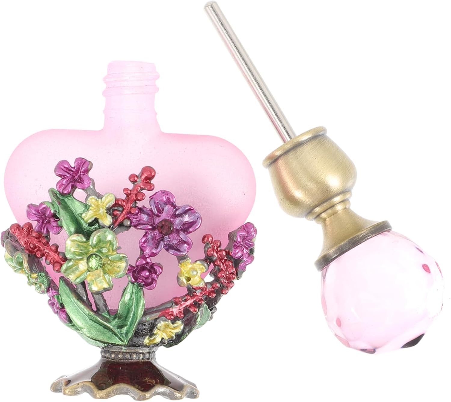 Retro Perfume Bottle for Essential Oils Decorative Storage Accessory