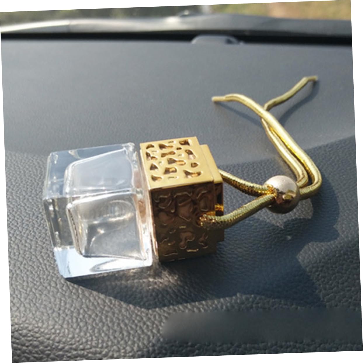 10 Pcs 8ml Square Glass Perfume Bottle Decorative Aroma Diffuser for Men Women