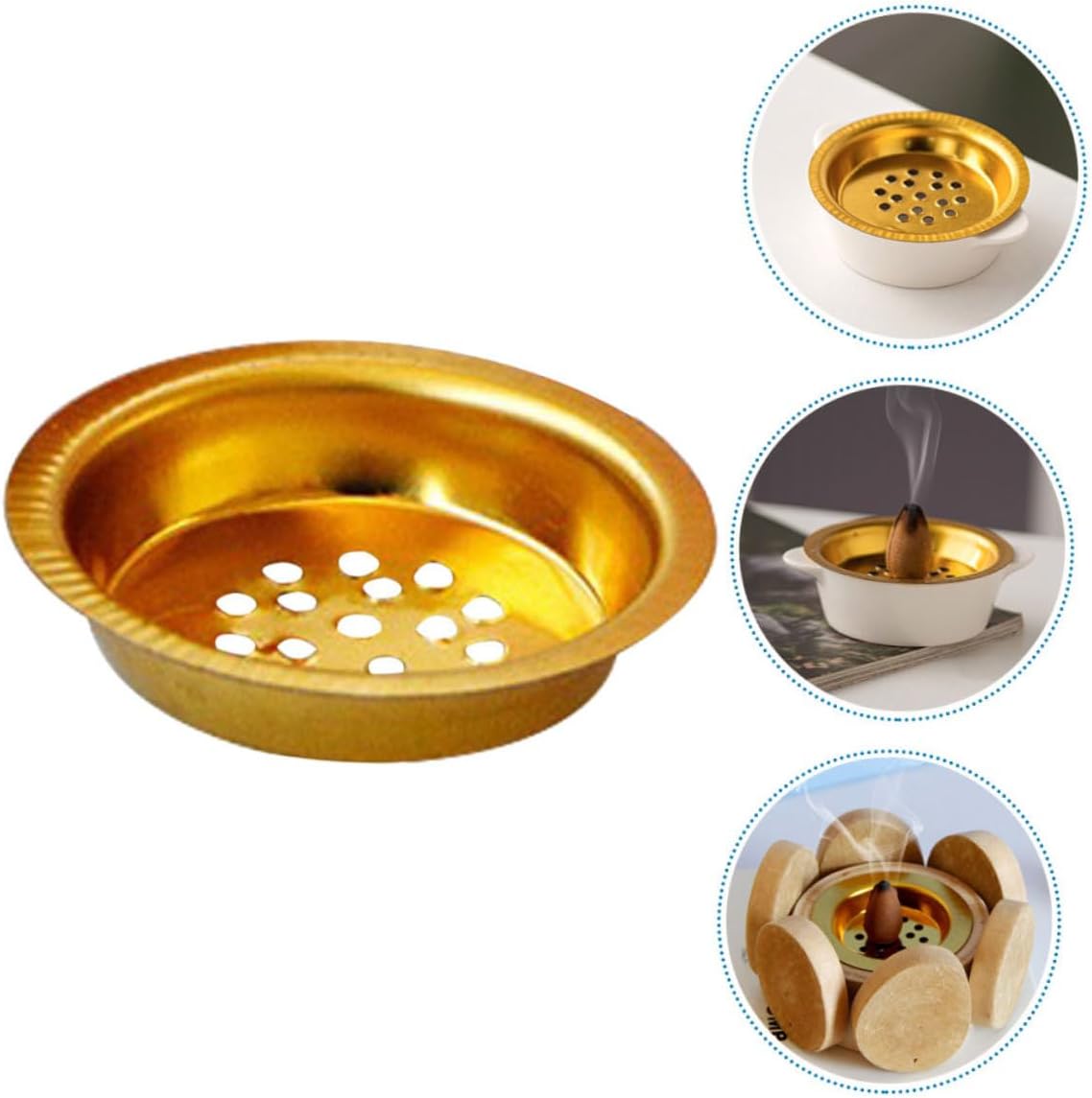 BESTYASH 10pcs Incense Burner Mesh Screens