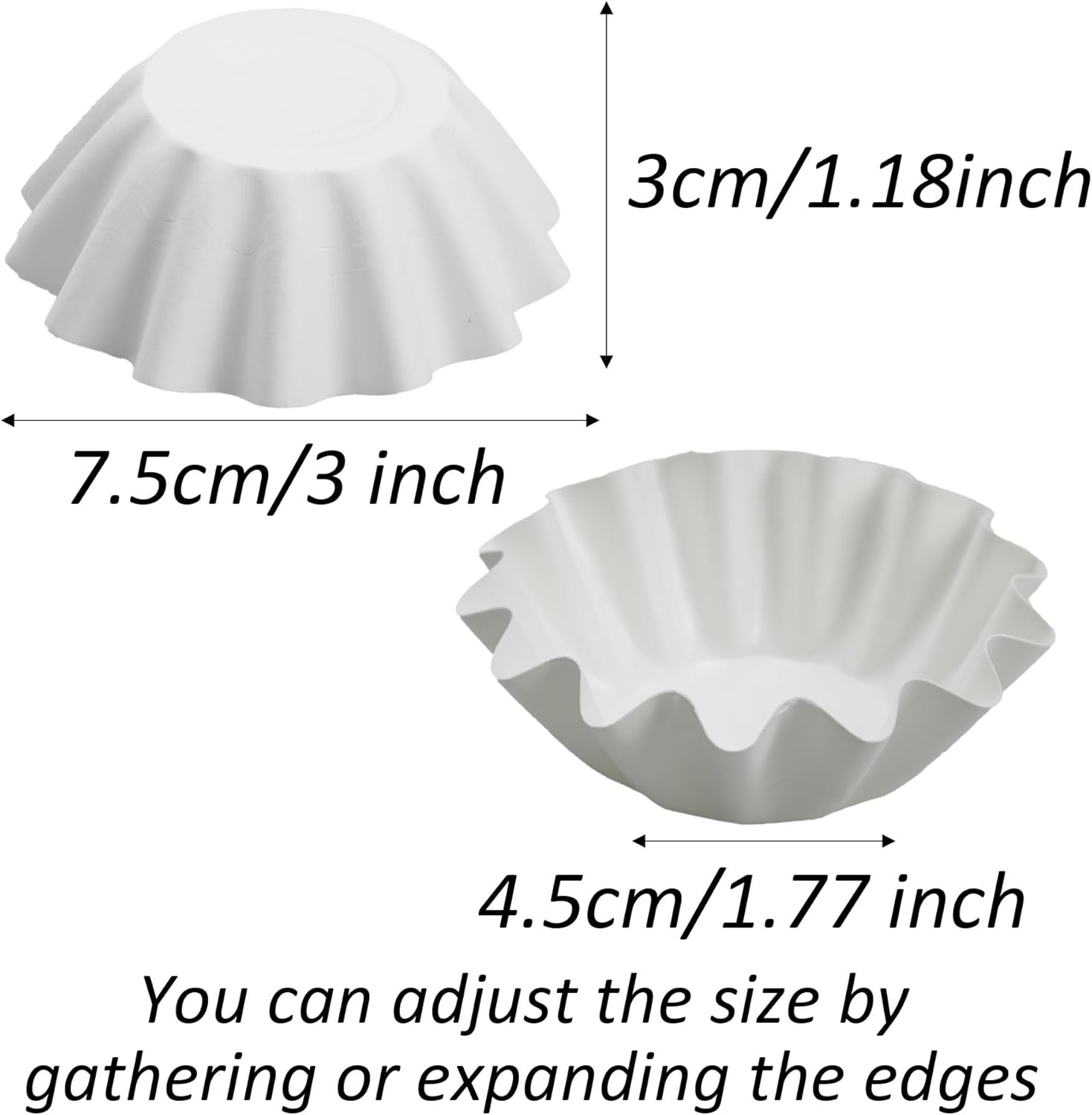 50Pcs Disposable Wax Melt Liners Leakproof White