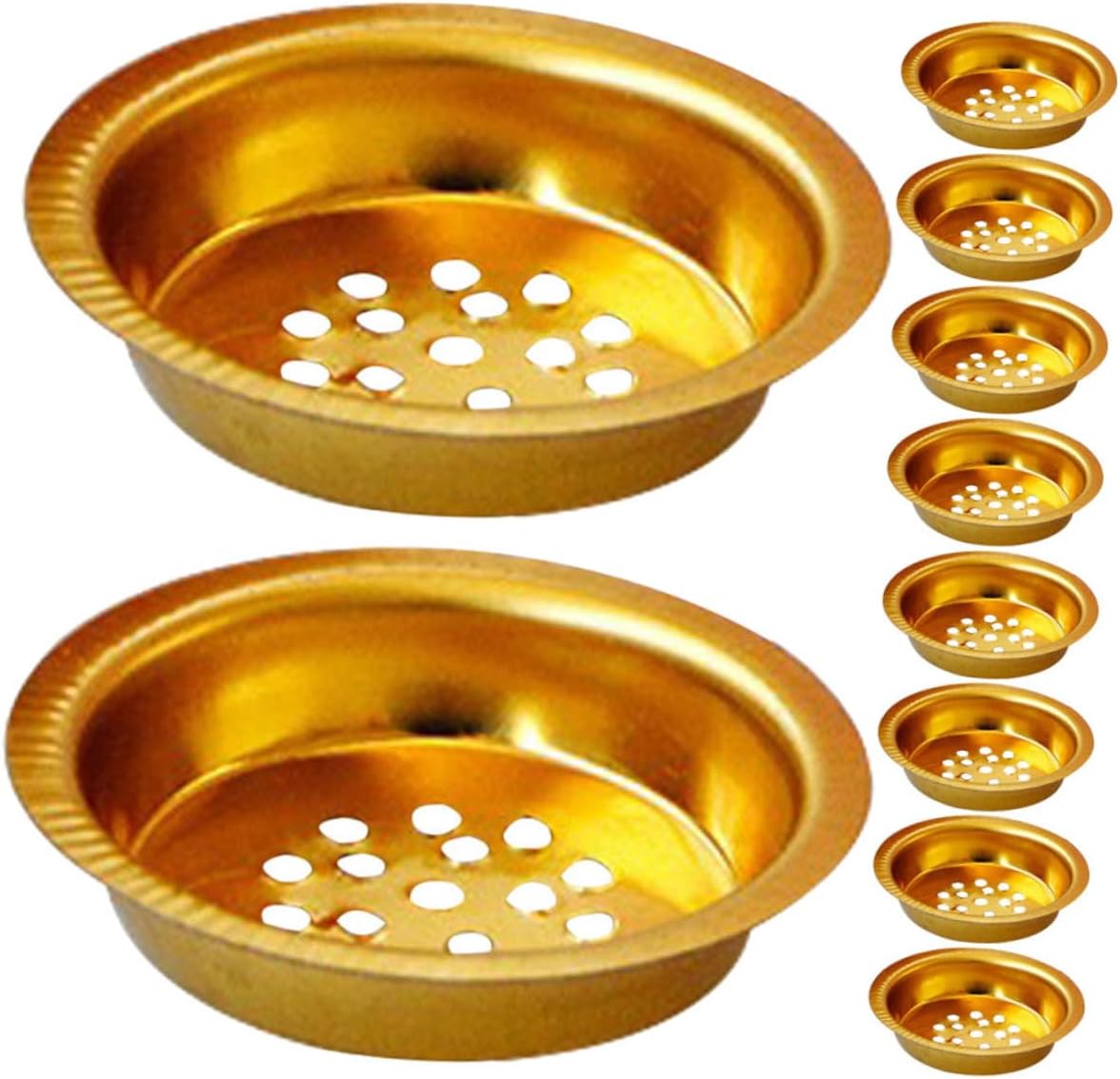 Cabilock 10pc Charcoal Burner Screens Non-Stick Sieve for Incense Burners