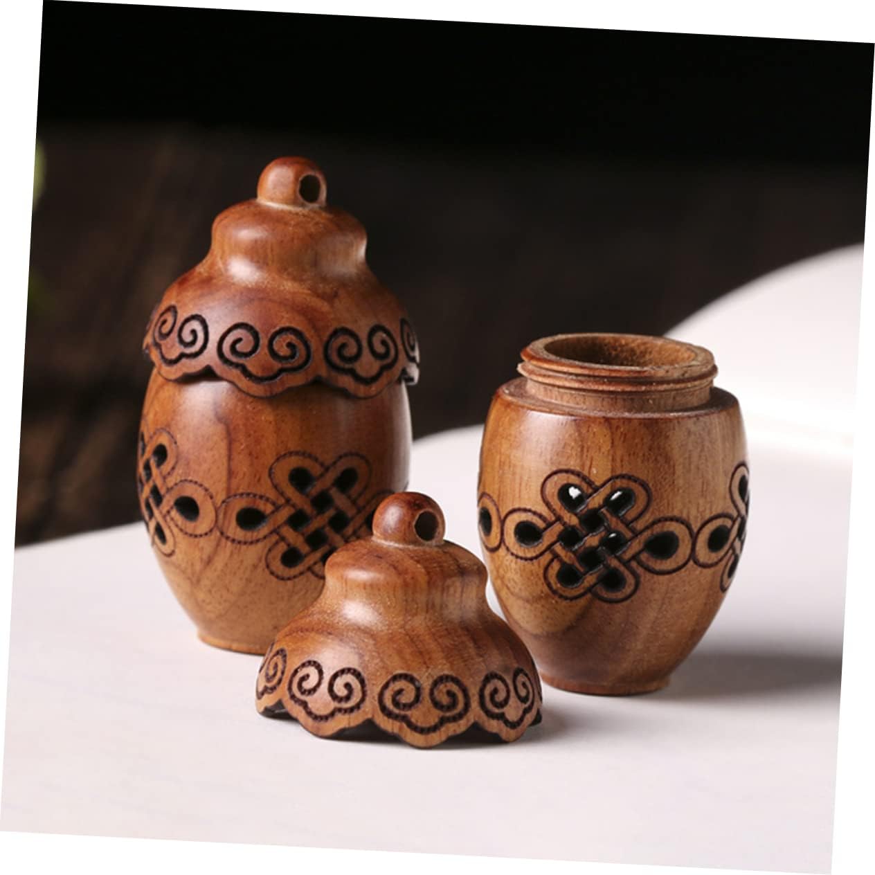 VICASKY Aromatherapy Bottle Decorative Pendant for Men